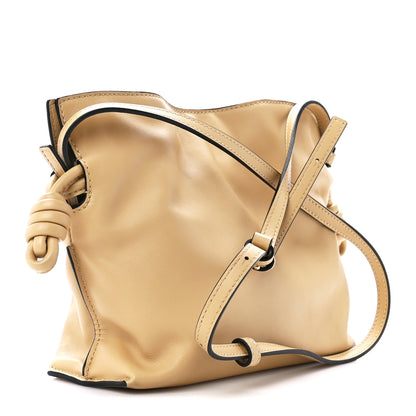 Loewe Calfskin Mini Flamenco Knot Clutch Dark Butter 3 of 11