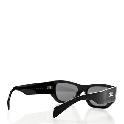Prada Acetate Pillow Sunglasses SPR A01 Black 4 of 8