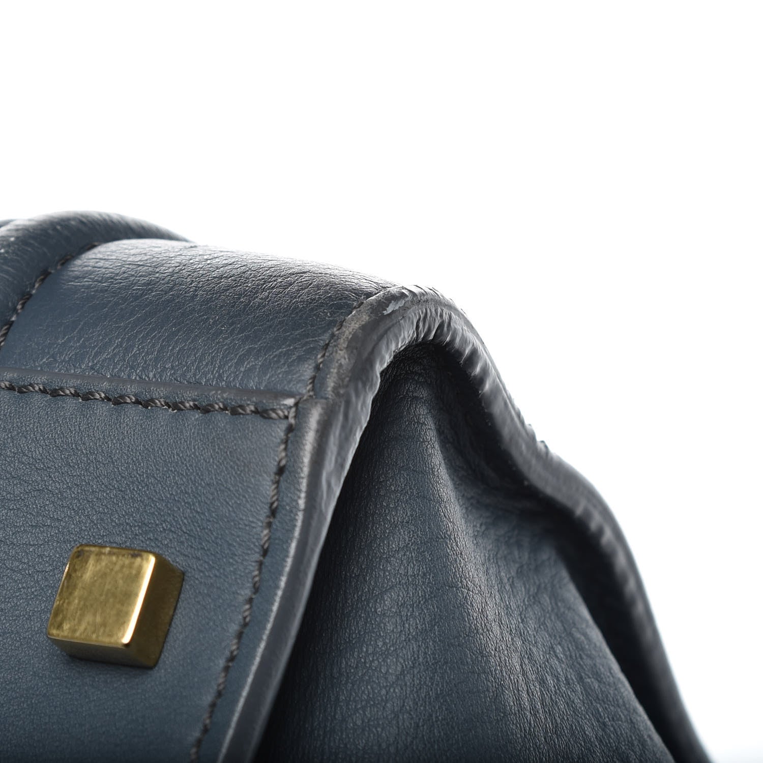 Celine Supple Calfskin Large Phantom Luggage Slate Blue 14 of 17