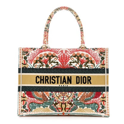 Christian Dior Canvas Embroidered Heart Lights Medium Book Tote Multicolor 1 of 13