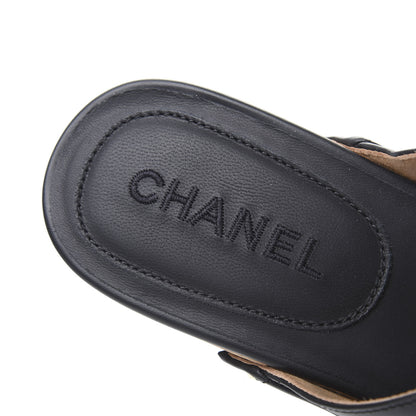 Chanel Calfskin CC Turn Lock Clogs 41 Black 6 of 8