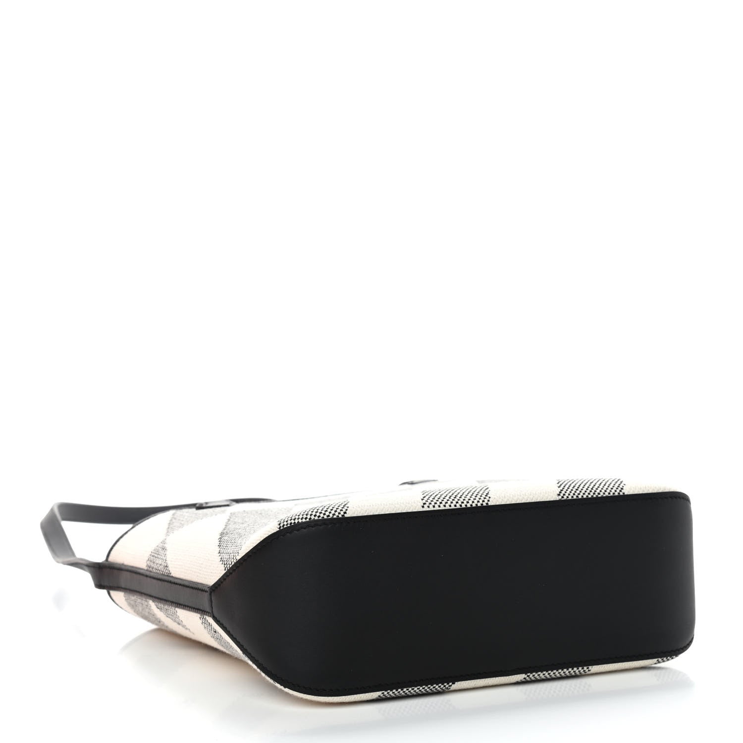 Hermes Swift H Canvas Cabas H En Biais 27 Black Ecru 4 of 9