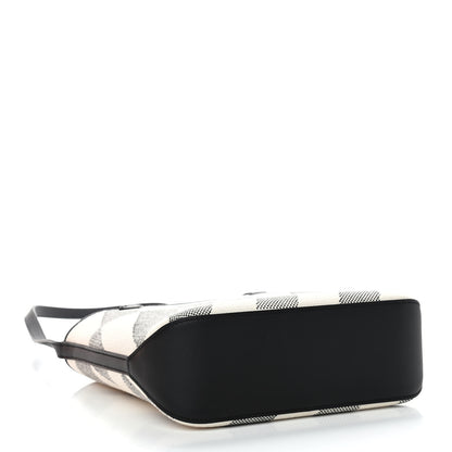 Hermes Swift H Canvas Cabas H En Biais 27 Black Ecru 4 of 9