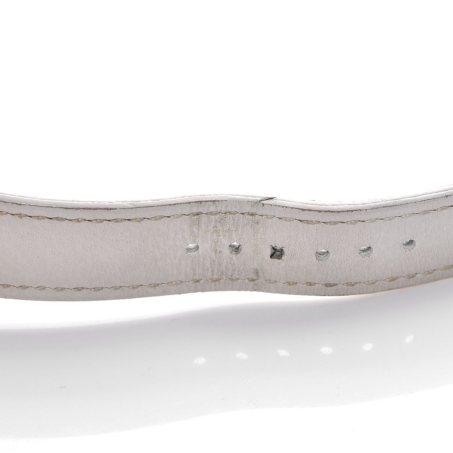 Stainless Steel Courchevel 21mm Heure H Hour Watch Blanc