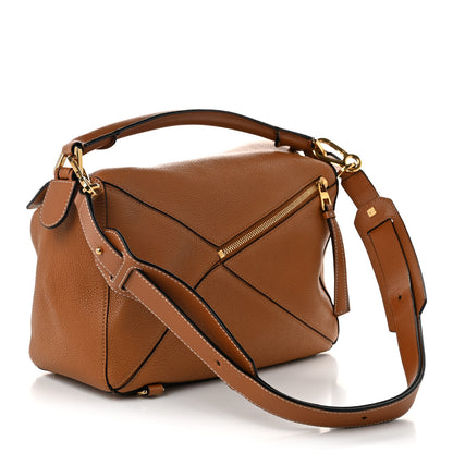 Loewe Calfskin Medium Puzzle Bag Tan 3 of 10