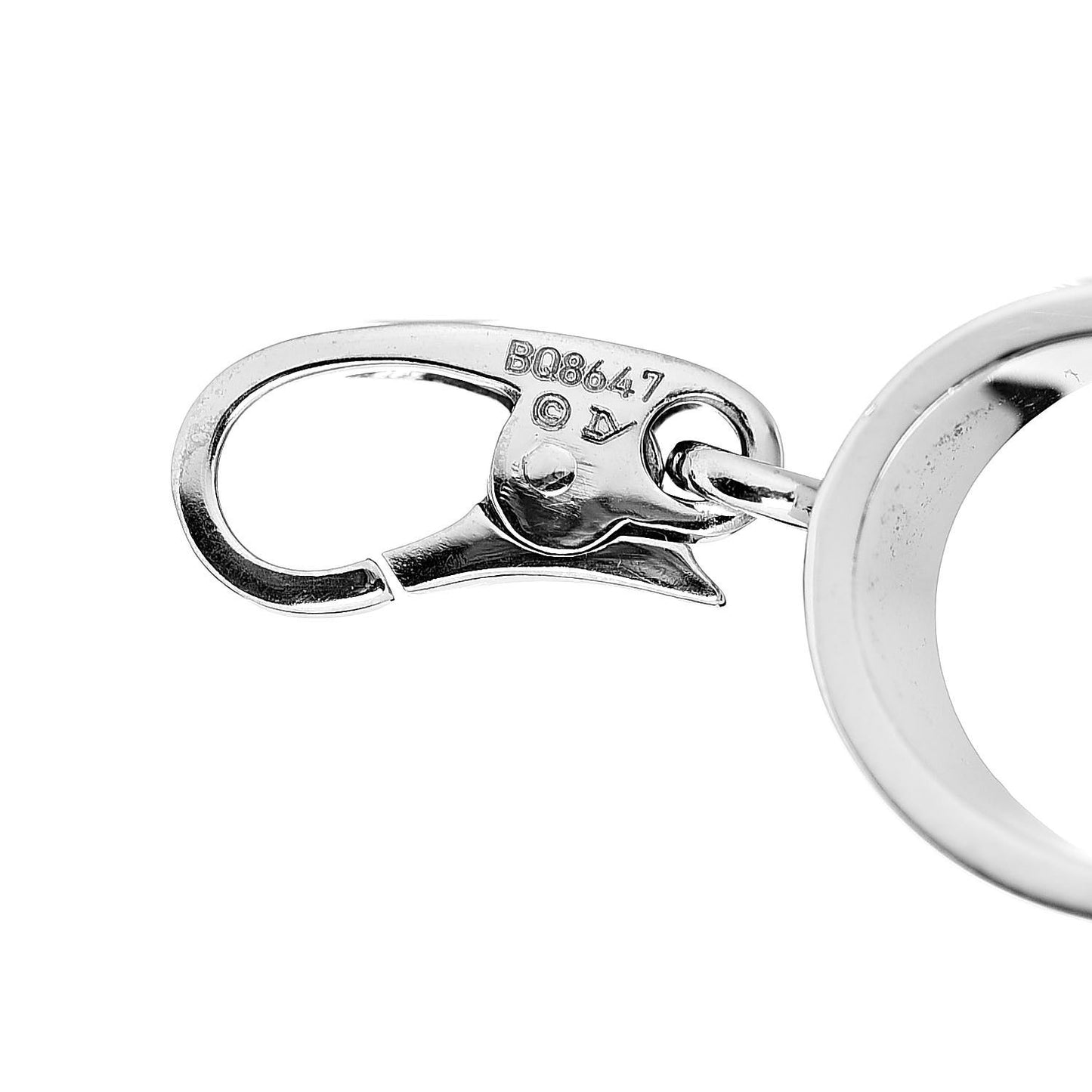 18K White Gold LOVE Ring Charm