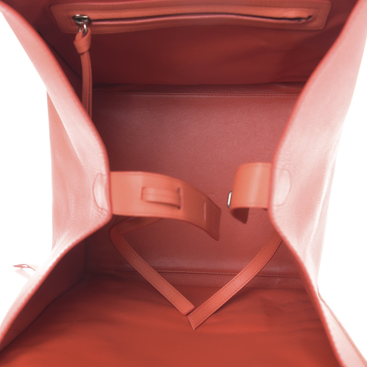 Celine Shiny Grained Calfskin Medium Phantom Luggage Coral 5 of 9