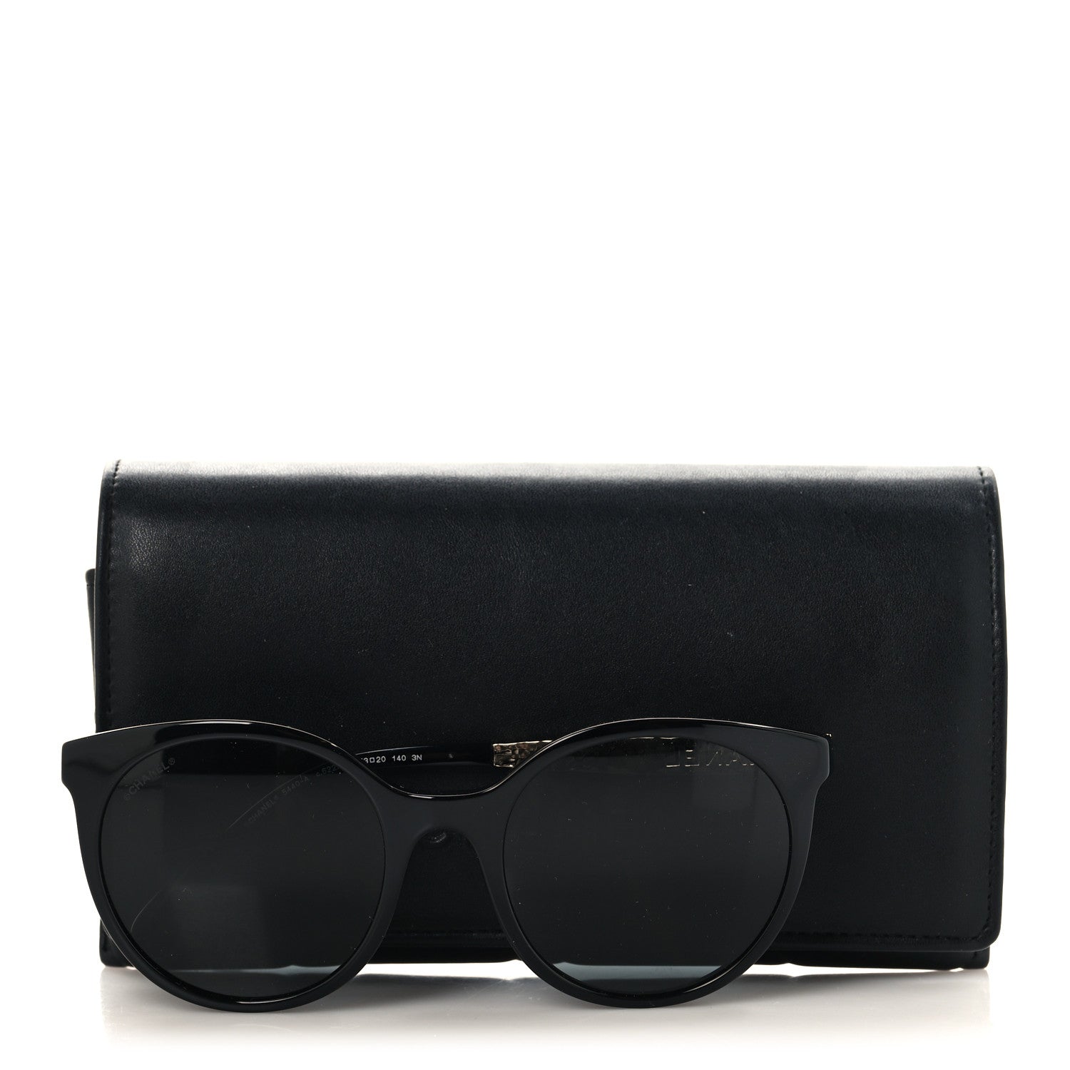 Chanel Acetate Metal Pantos Sunglasses 5440-A Black Gold 7 of 7