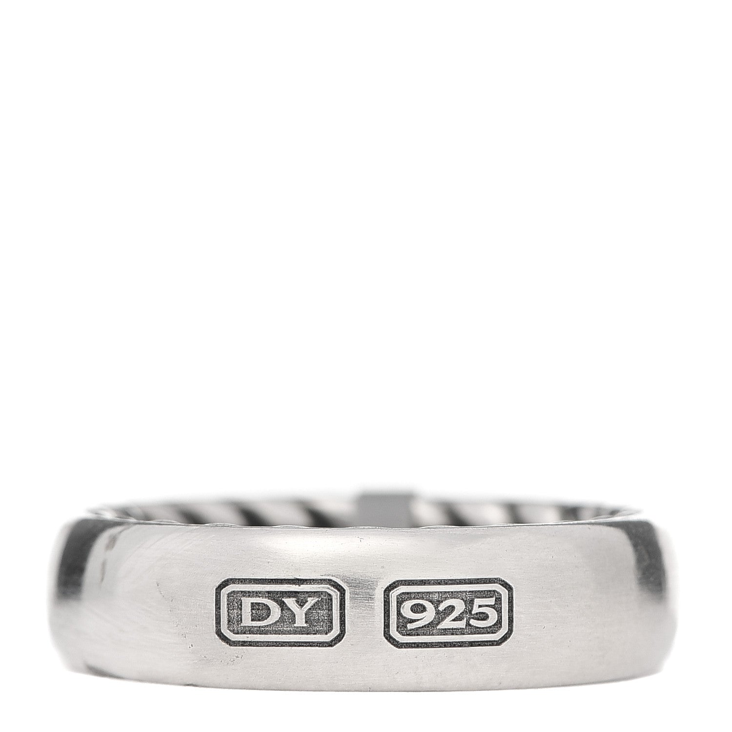 David Yurman Sterling Silver 6mm Streamline Band Ring 62 10 1 of 5