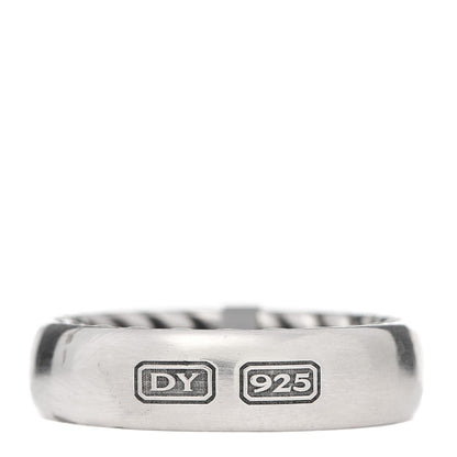 David Yurman Sterling Silver 6mm Streamline Band Ring 62 10 1 of 5