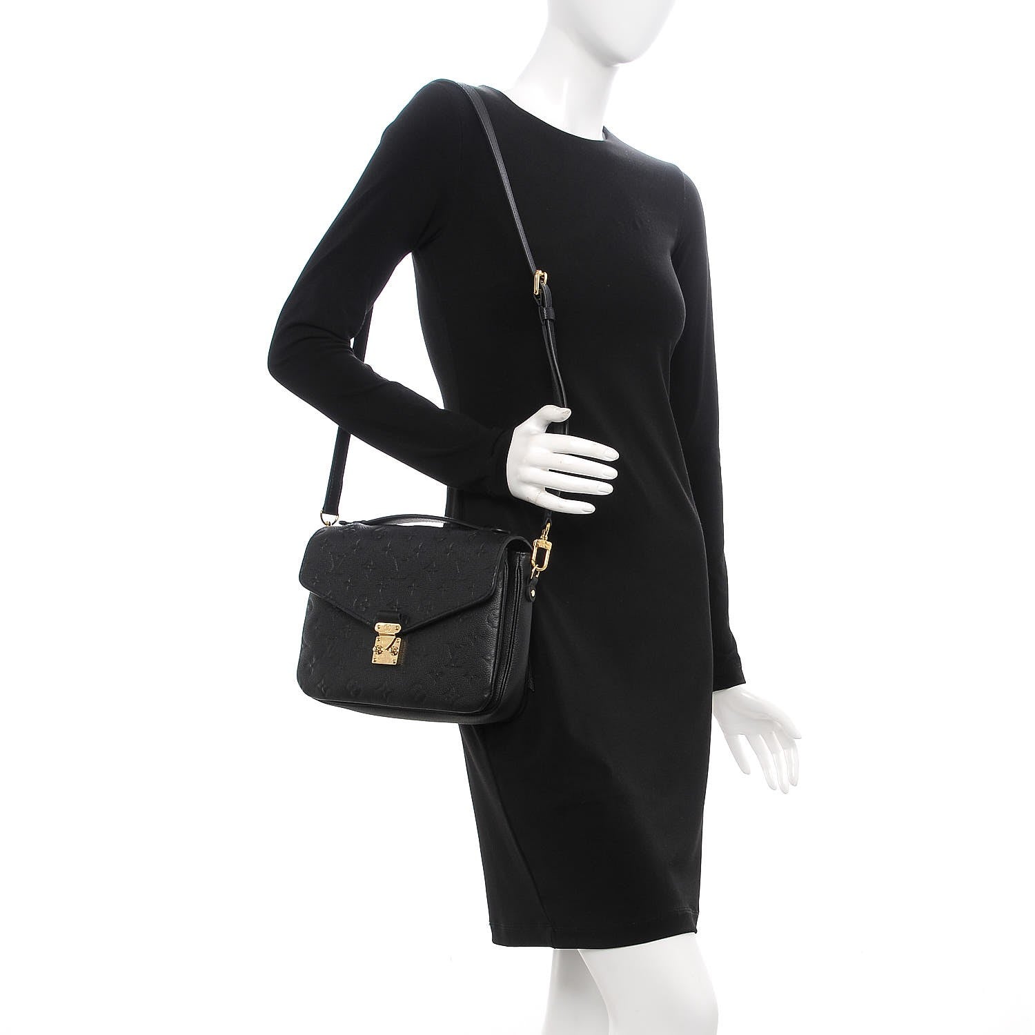 Louis Vuitton Empreinte Pochette Metis Black 2 of 9