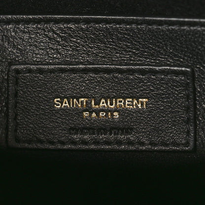 Saint Laurent Shiny Calfskin Medium Uptown Tote Black 7 of 11
