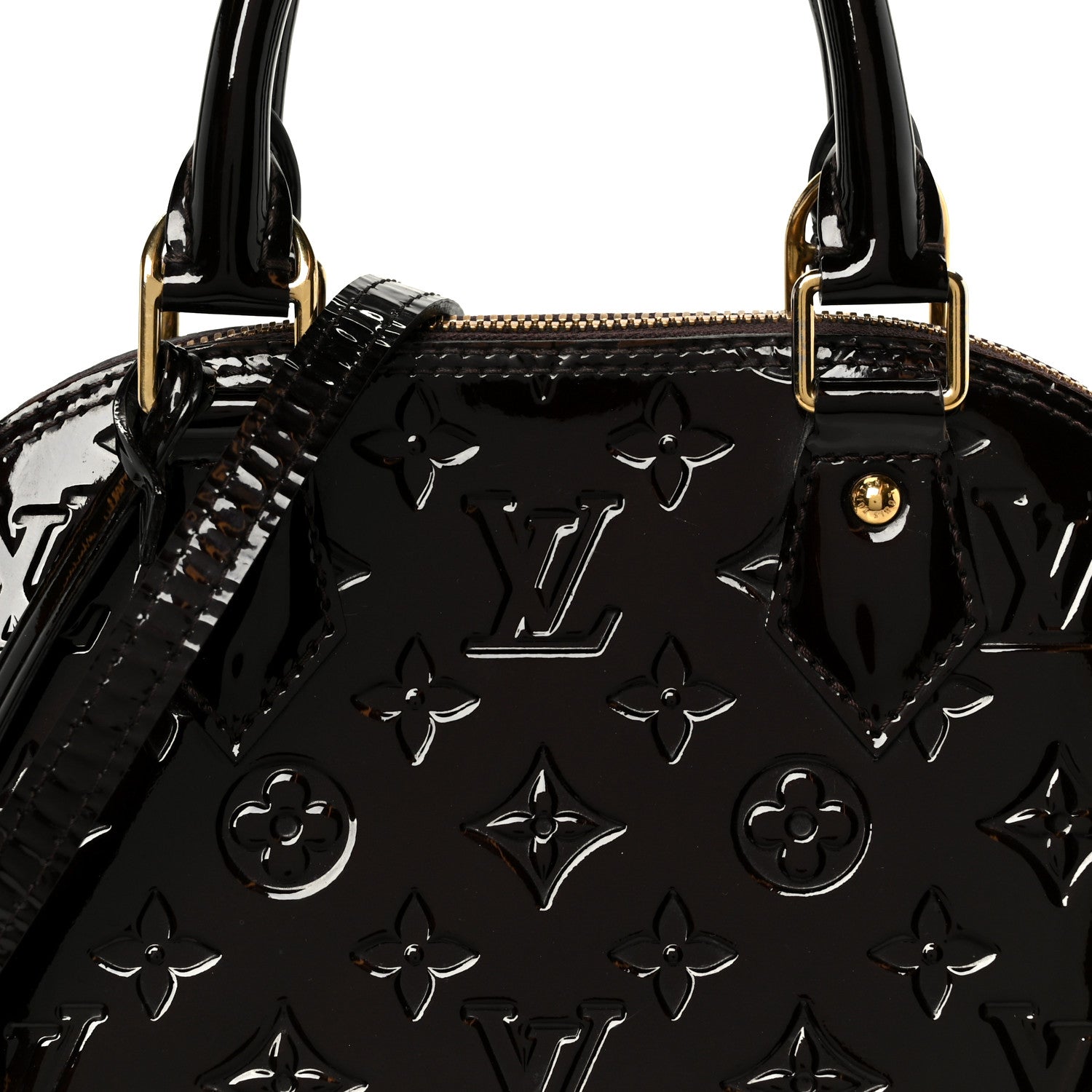 Louis Vuitton Vernis Alma BB Amarante 10 of 12