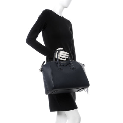 Givenchy Sugar Goatskin Medium Antigona Navy 2 of 8