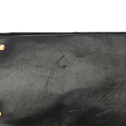 Chanel Jersey Chocolate Bar Quilted CC Shoulder Bag Black 16 of 18