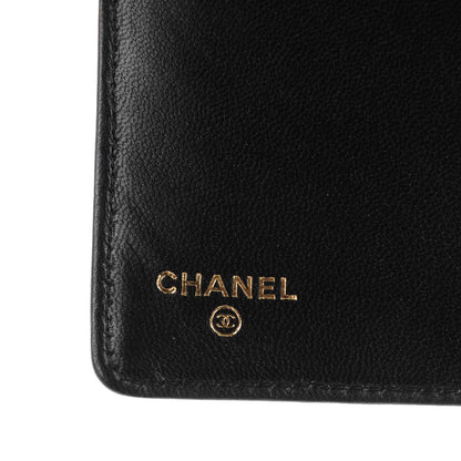 Chanel Patent Calfskin Quilted Boy Yen Wallet Black 6 of 8
