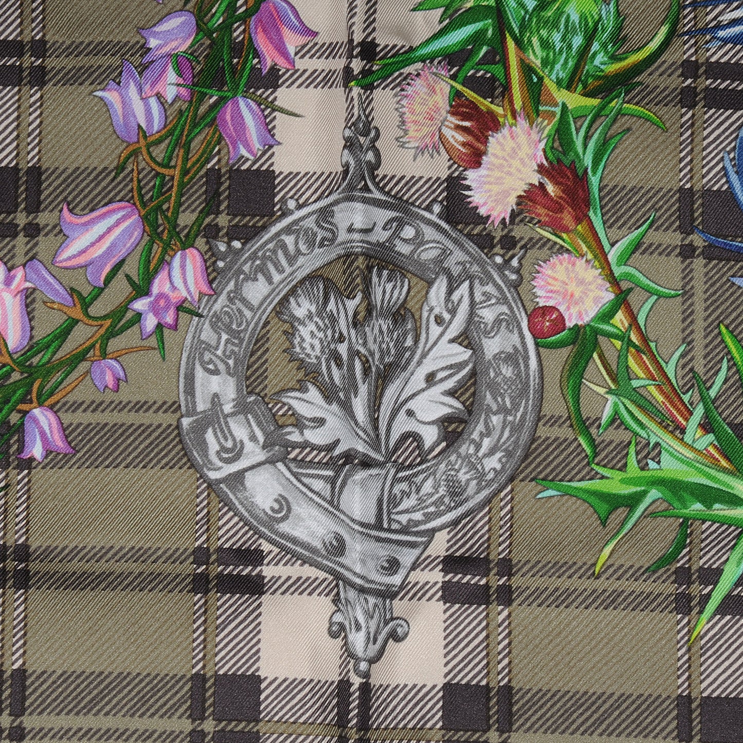 Silk Fleurs D Ecosse Scarf 90