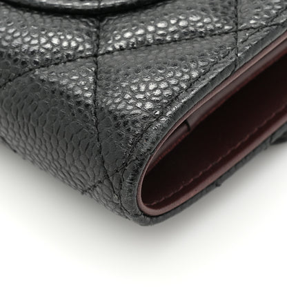 Chanel Caviar Quilted Large Flap Wallet Black 13 of 17