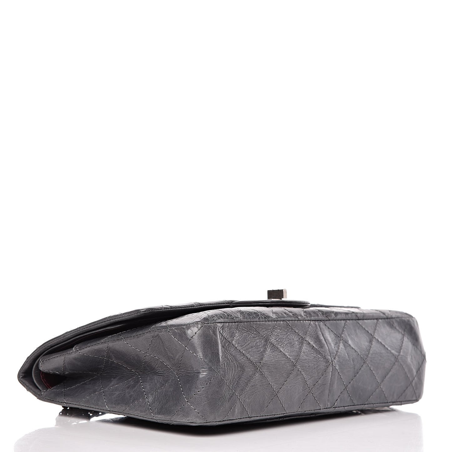 Aged Calfskin Quilted 50th Anniversary 2.55 Reissue 227 Flap Grey