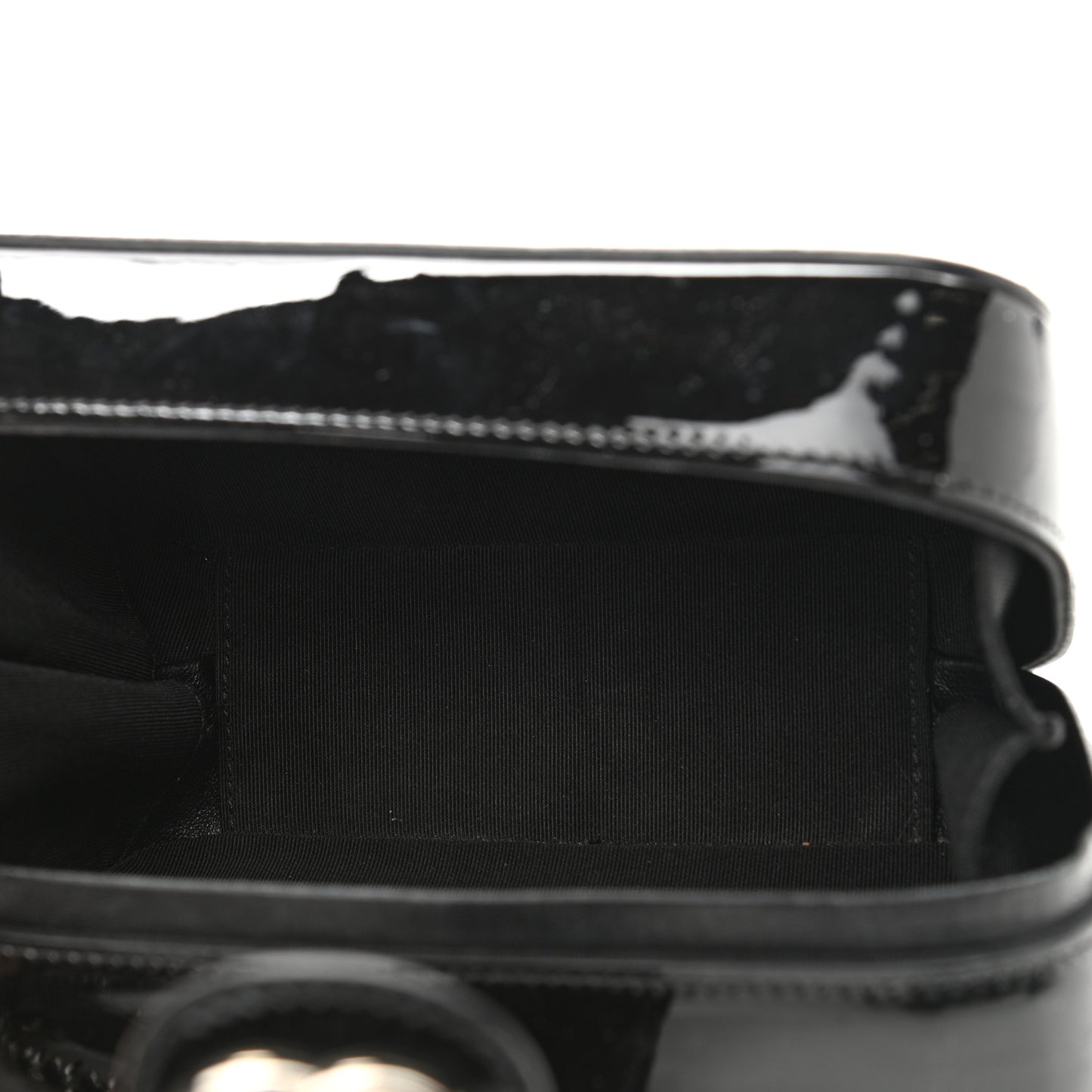 Glitter Patent Evening On The Moon Camera Case Silver