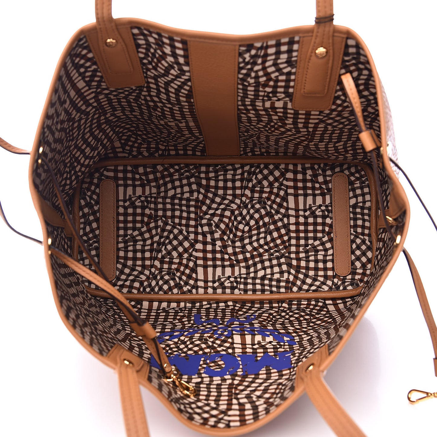 Visetos Medium Liz Reversible Shopper Tote Cognac