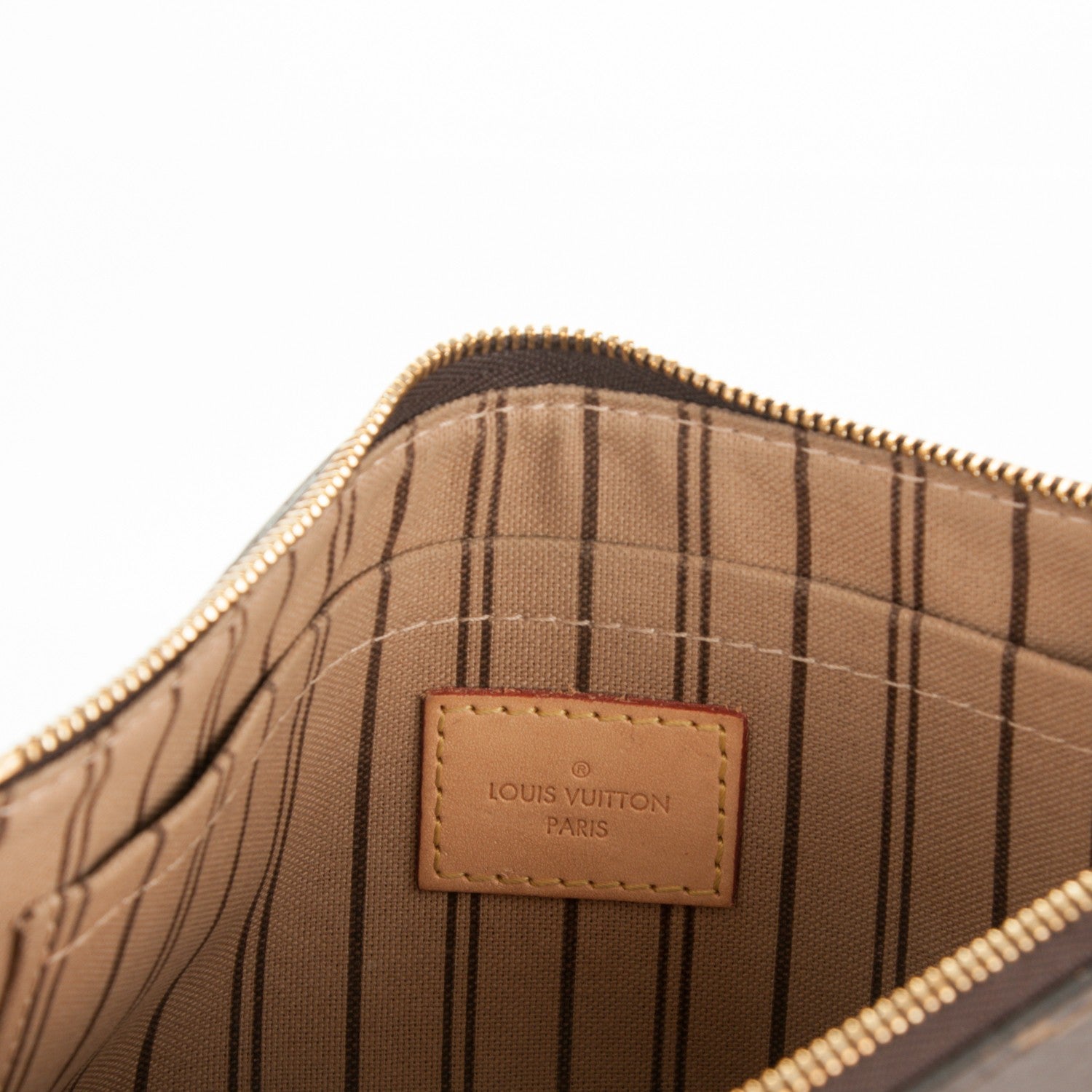 Louis Vuitton Monogram Neverfull MM GM Pochette 6 of 8