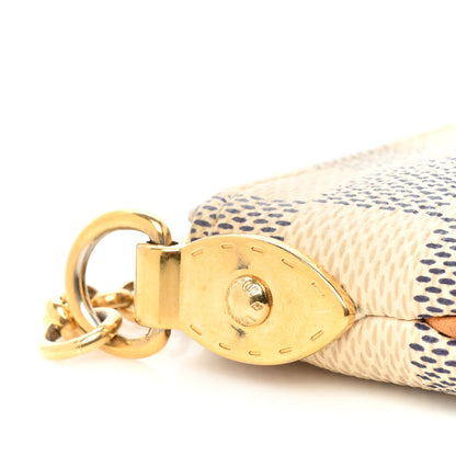 Louis Vuitton Damier Azur Pochette Milla MM 13 of 14