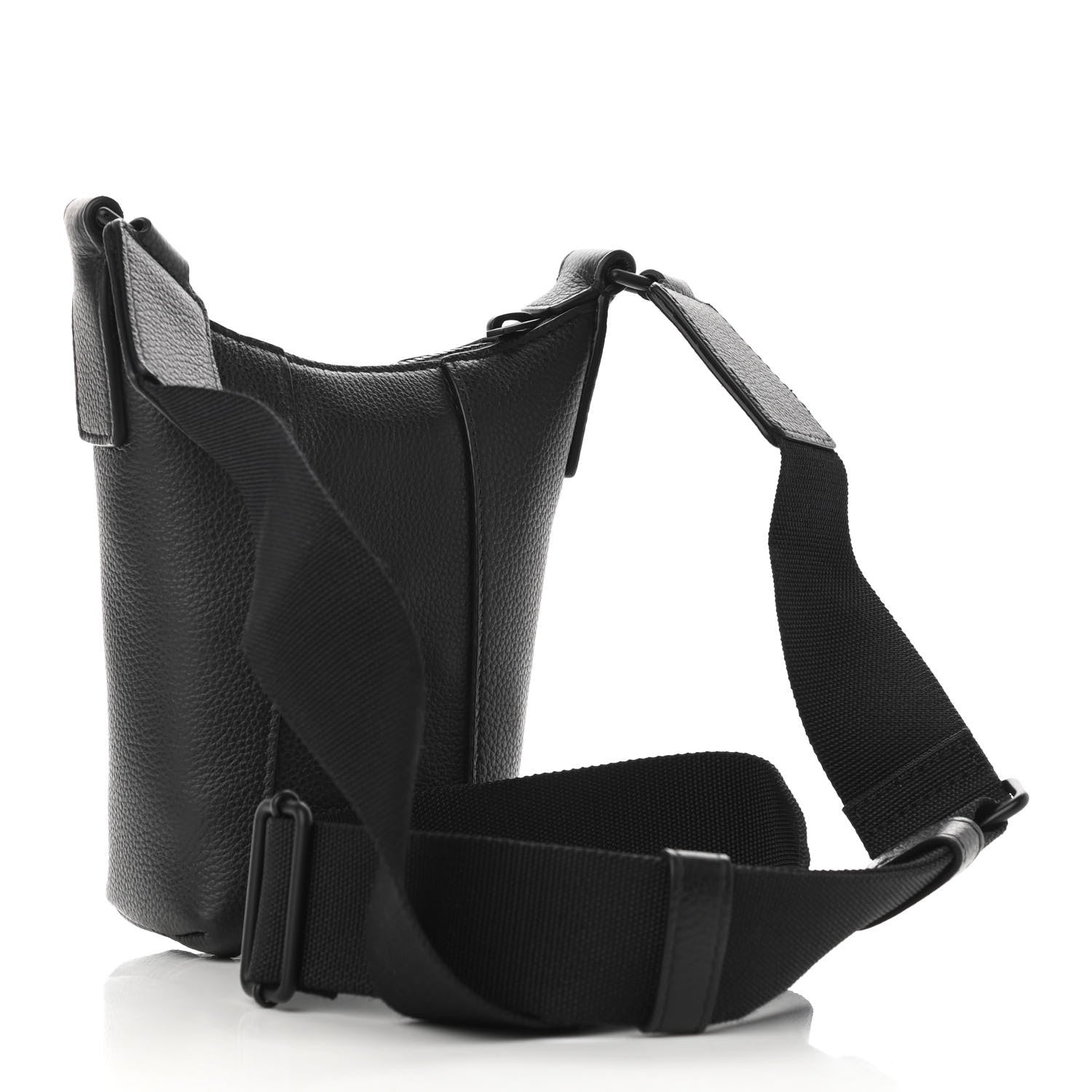 Balenciaga Calfskin Hourglass Phone Holder Bag Black 4 of 17