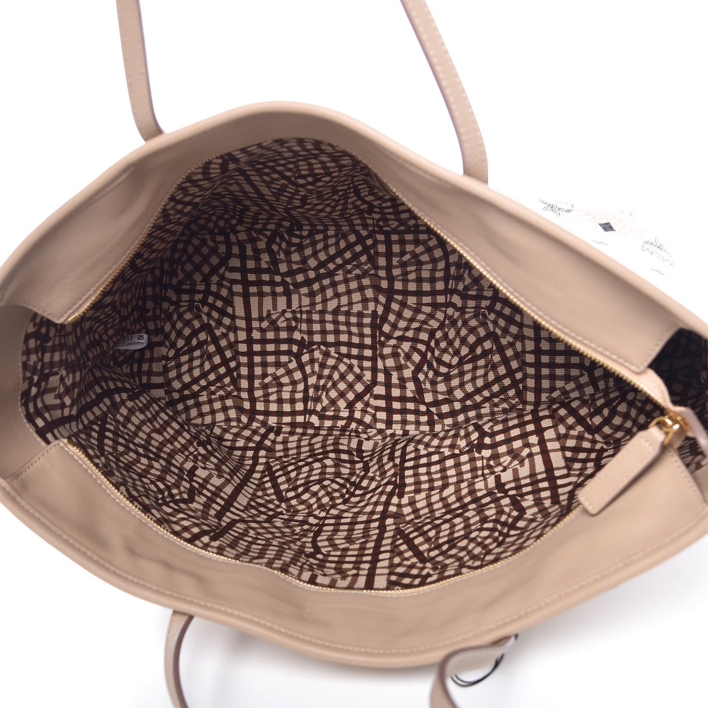 Visetos Medium Anya Shopping Tote Beige