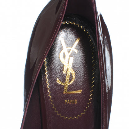 Saint Laurent Patent Leather Tribtoo 105 Pumps 41 Amarena 6 of 7