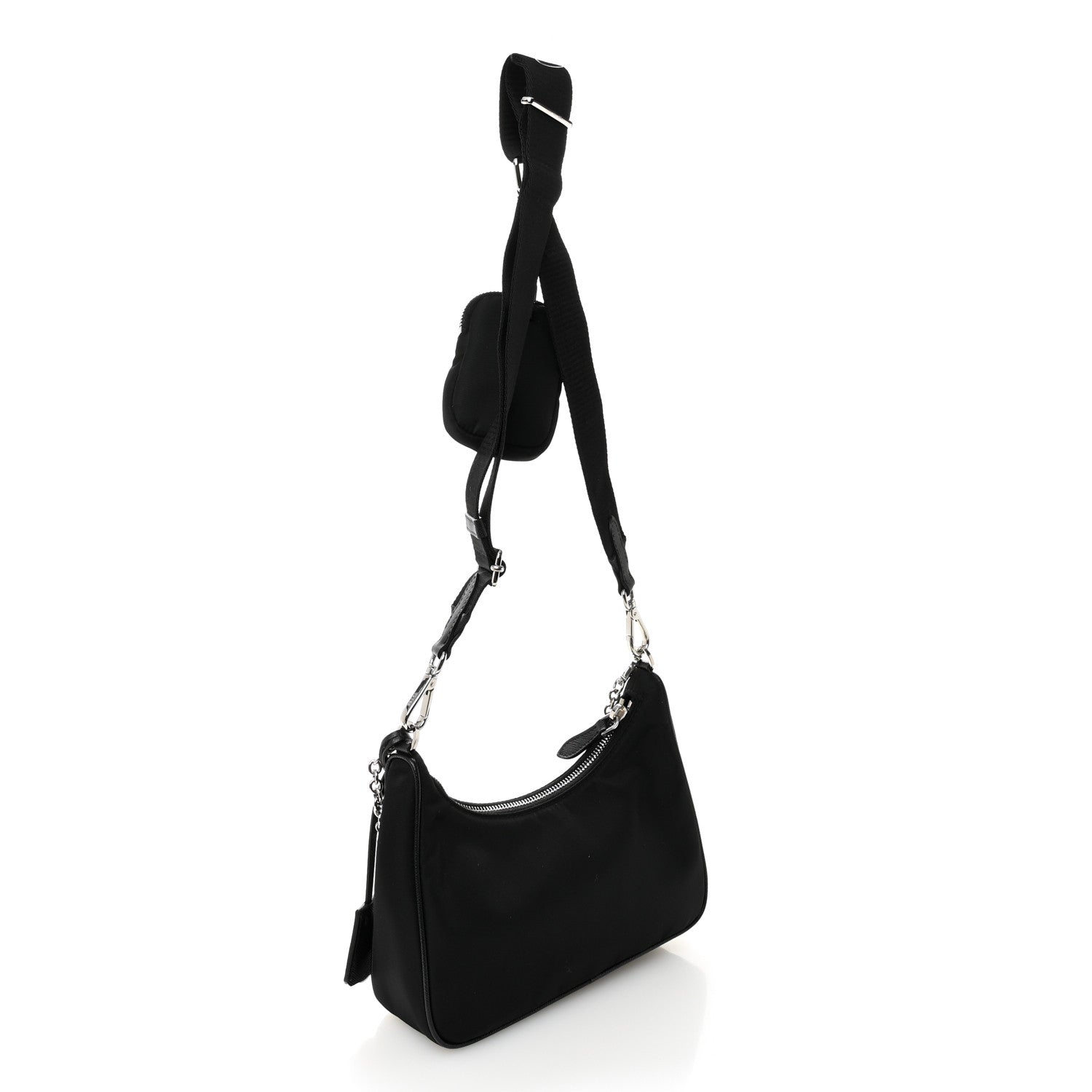 Prada Nylon Re-Edition 2005 Shoulder Bag Black 3 of 10