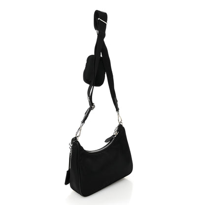Prada Nylon Re-Edition 2005 Shoulder Bag Black 3 of 10
