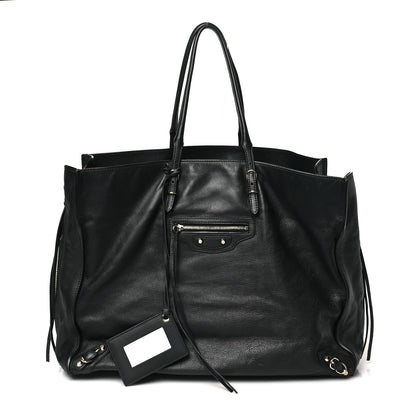 Balenciaga Supple Calfskin Papier A4 Zip Around Tote Black 3 of 13