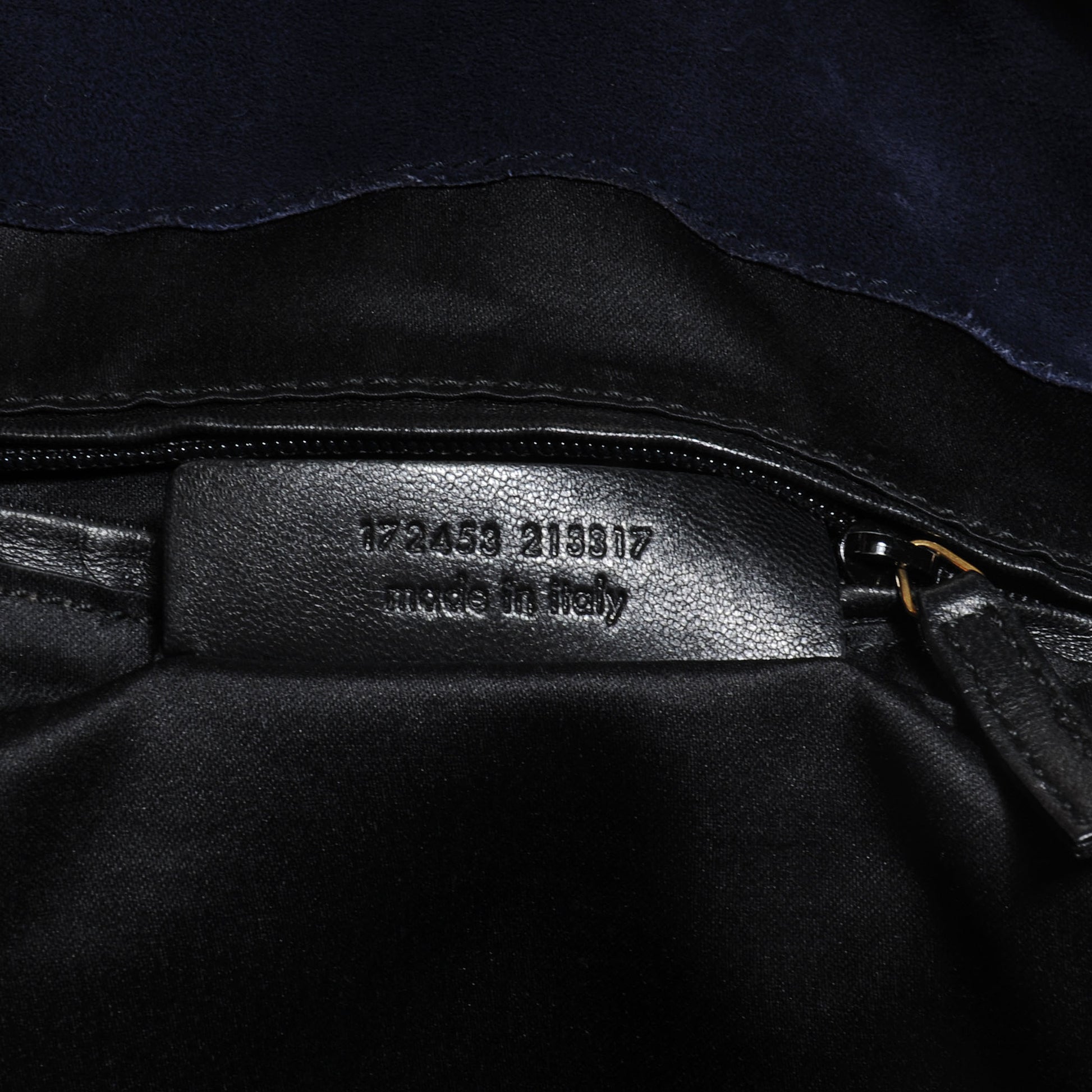 Saint Laurent Patent Medium Downtown Navy 8 of 8