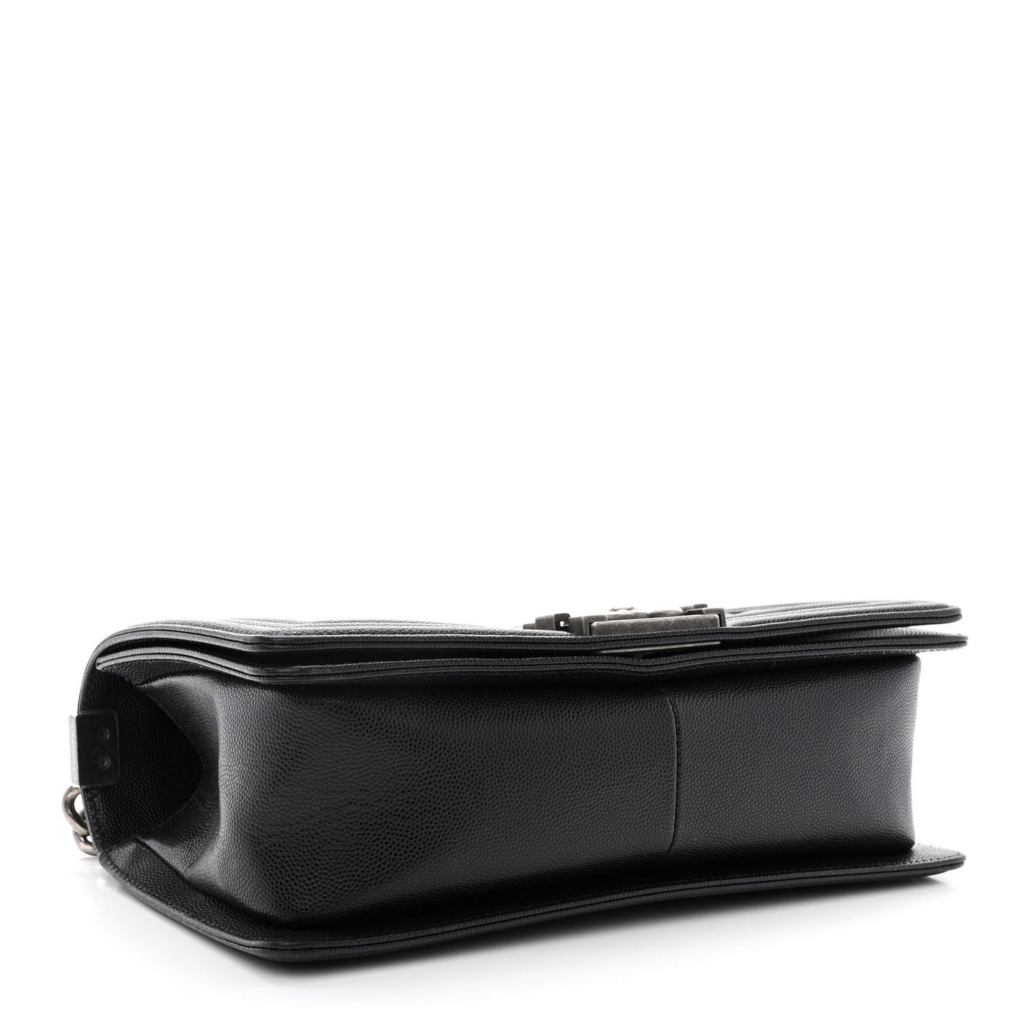 Caviar Quilted Medium Boy Flap Black
