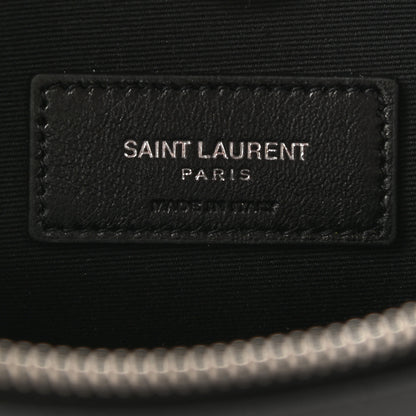 Saint Laurent Calfskin Logo Zipped Tablet Pouch Black 6 of 10