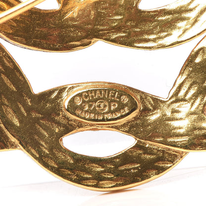 Chanel CC Brooch Gold 4 of 4