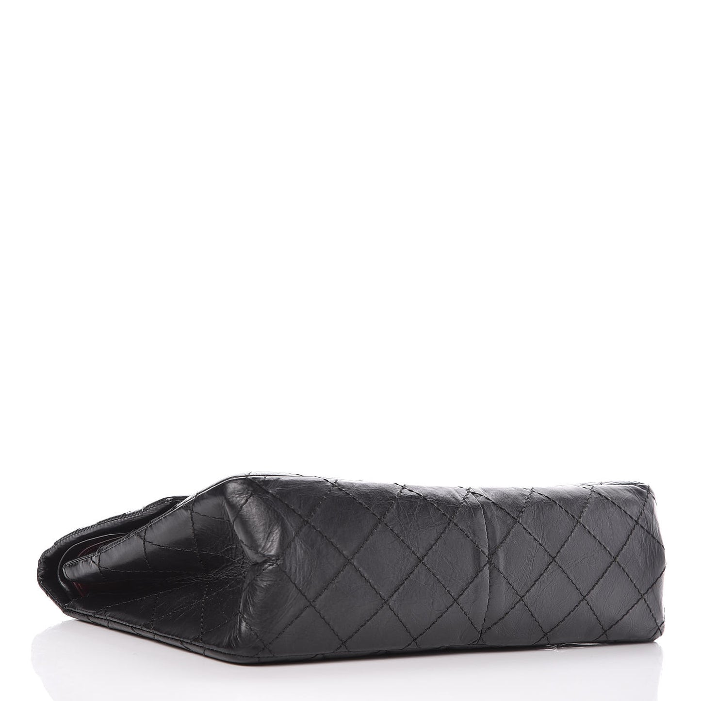 Aged Calfskin Quilted 2.55 Reissue 226 Flap Black
