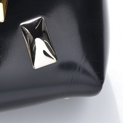 Louis Vuitton Glazed Calfskin Sac Triangle PM Black 10 of 14