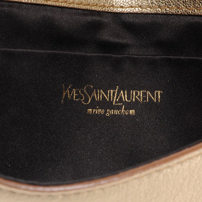 Saint Laurent Leather Belle de Jour Clutch Gold 6 of 7
