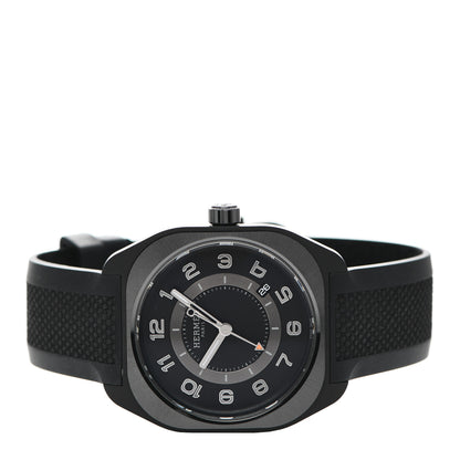Hermes Graphene Nickel Rubber 39mm H08 Automatic Watch Noir 2 of 5