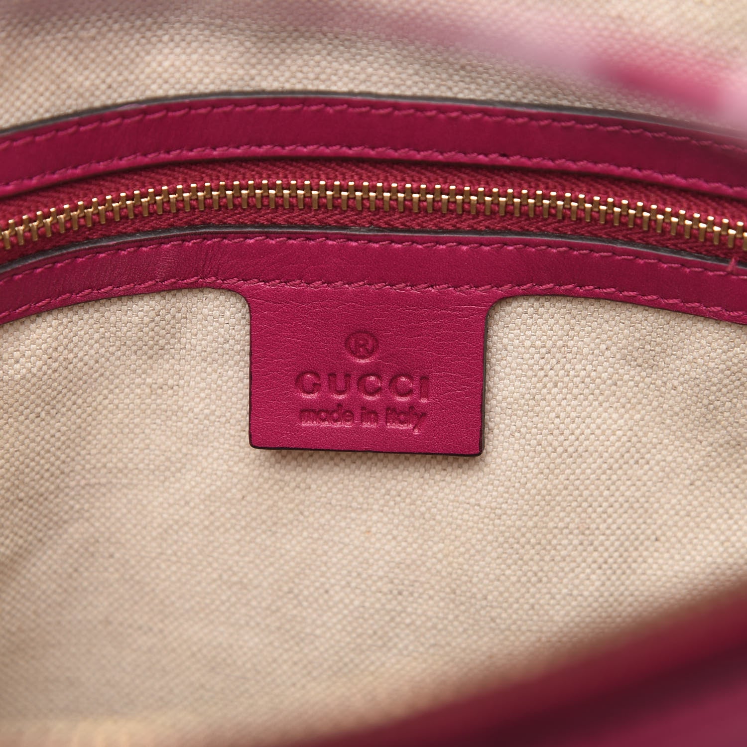 Gucci Patent Microguccissima Small Nice Top Handle Dome Bag Bright Bouganville 8 of 10