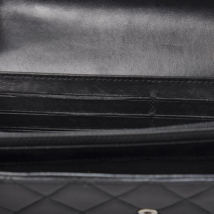 Chanel Lambskin Quilted Boy Flap Wallet Black 8 of 14