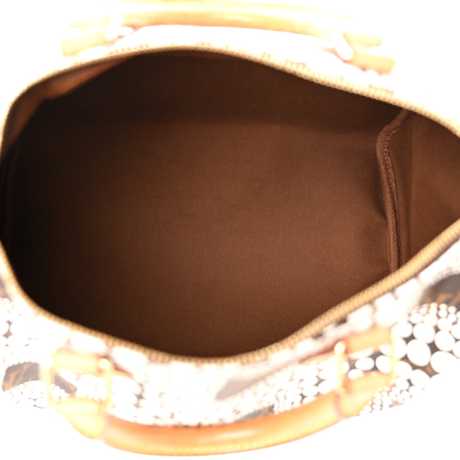Louis Vuitton Monogram Kusama Town Speedy 30 White 5 of 12