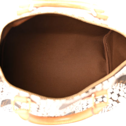Louis Vuitton Monogram Kusama Town Speedy 30 White 5 of 12