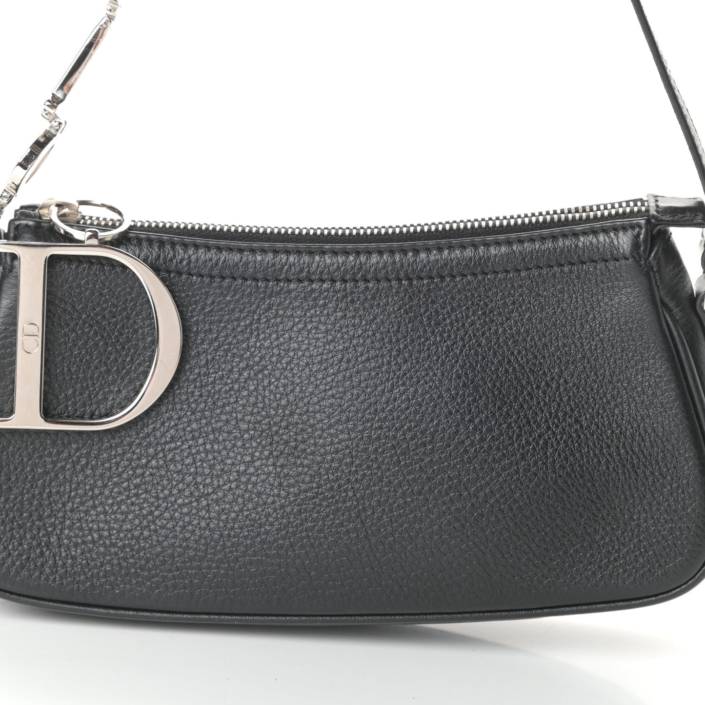 Calfskin Shoulder Bag Black