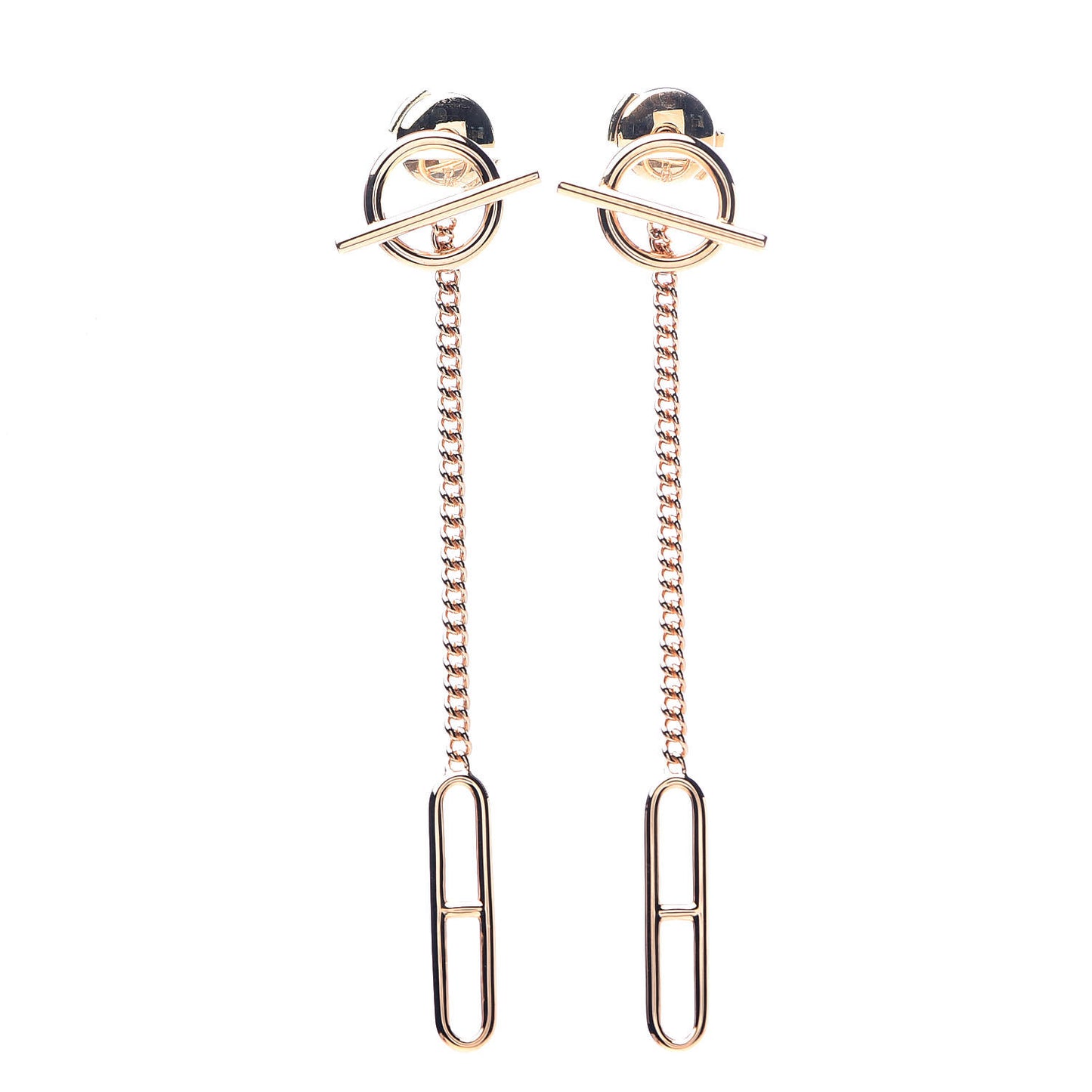 18K Rose Gold Echappee Earrings