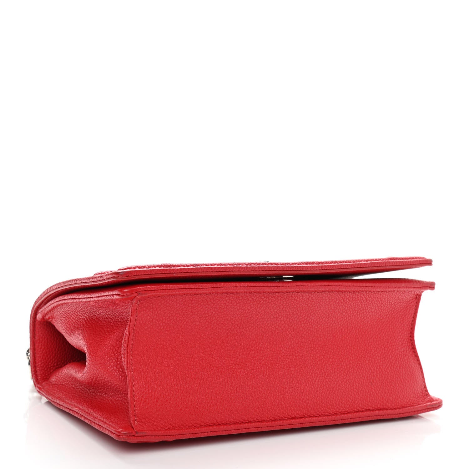 Christian Dior Grained Calfskin Small Diorama Flap Bag Red 4 of 12