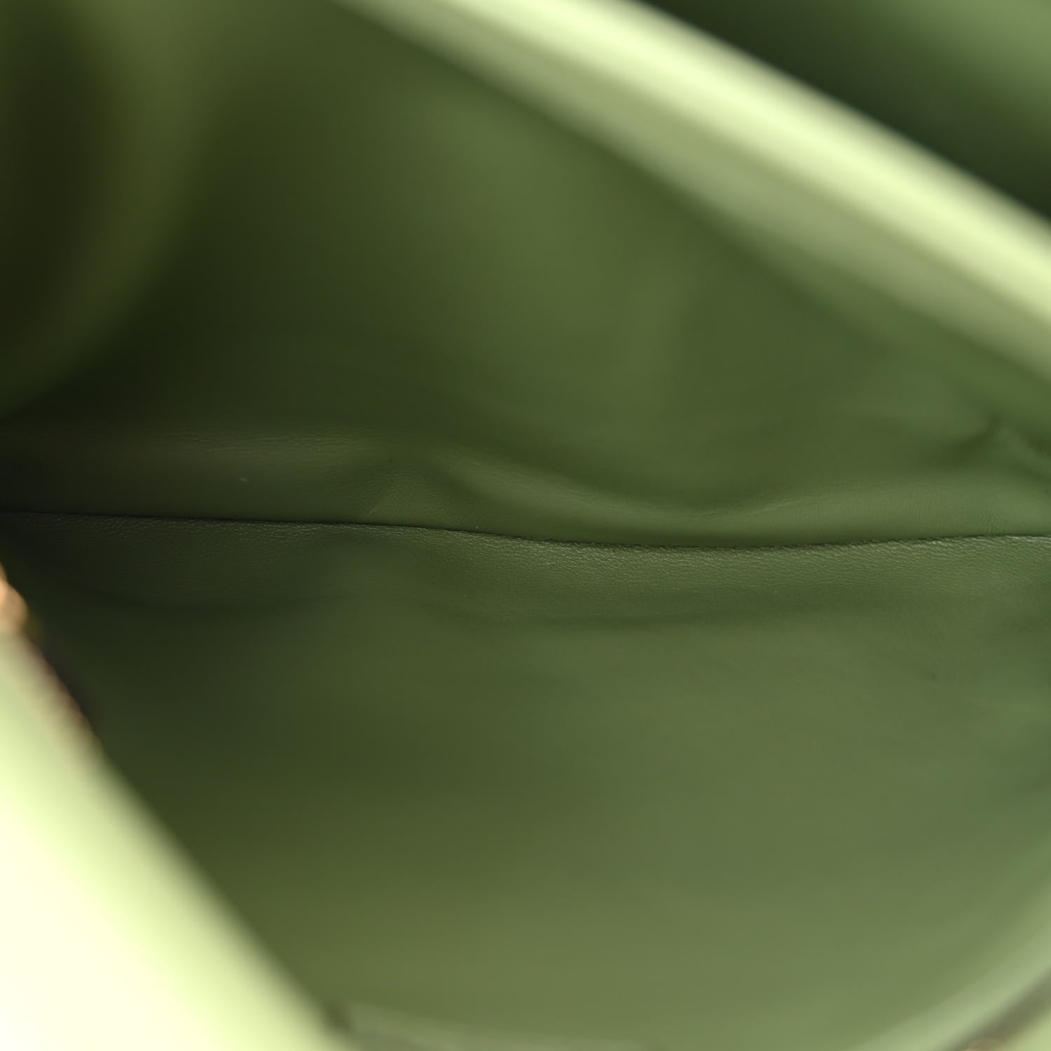 Gucci Roxy Calfskin Web Medium Blondie Top Handle Shoulder Flap Bag Salamander Green 5 of 12