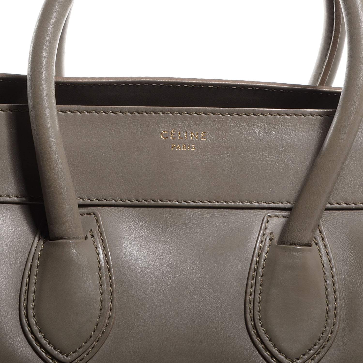 Celine Smooth Calfskin Mini Luggage Souris 10 of 11